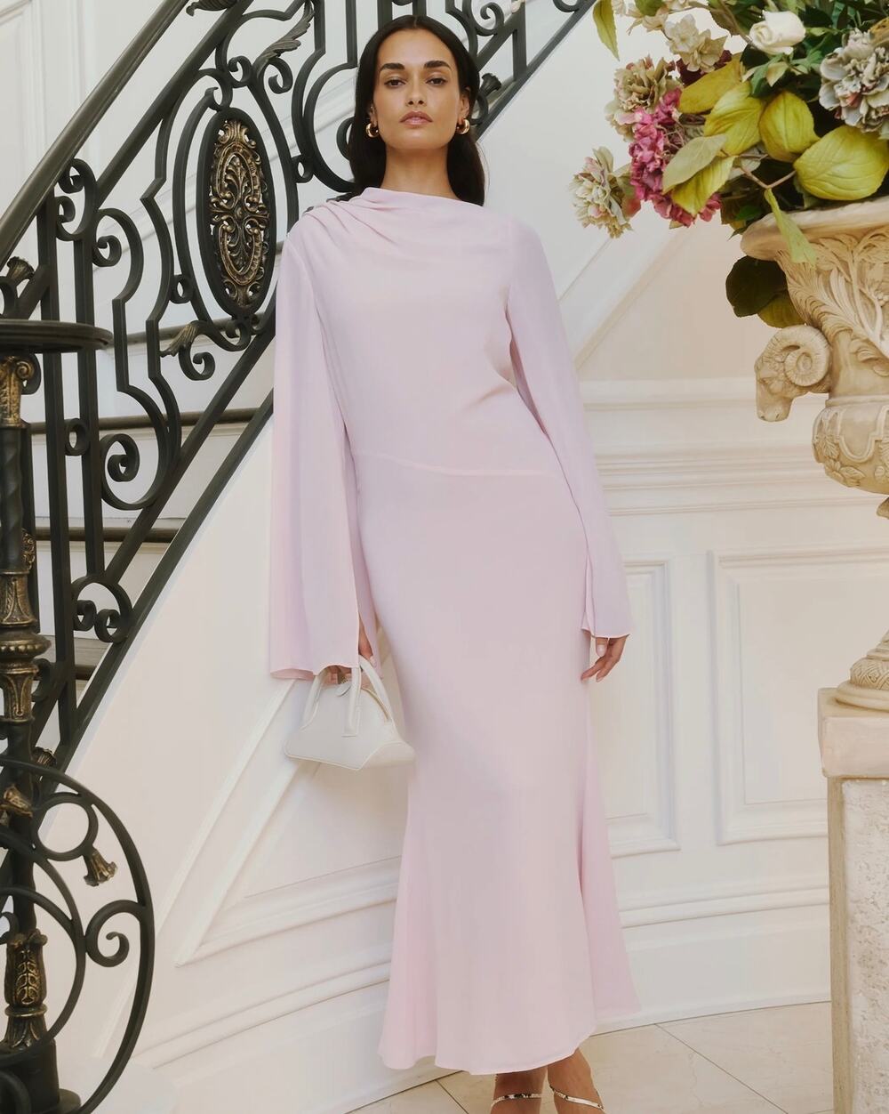 New O.P.T few moda pink Juliana Dress $247 size L